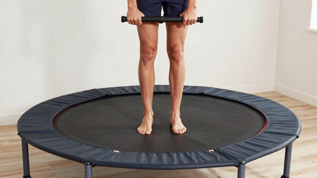best mini trampoline with handle