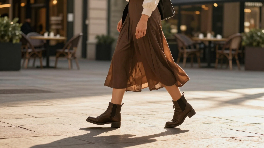 best shoes for midi skirts