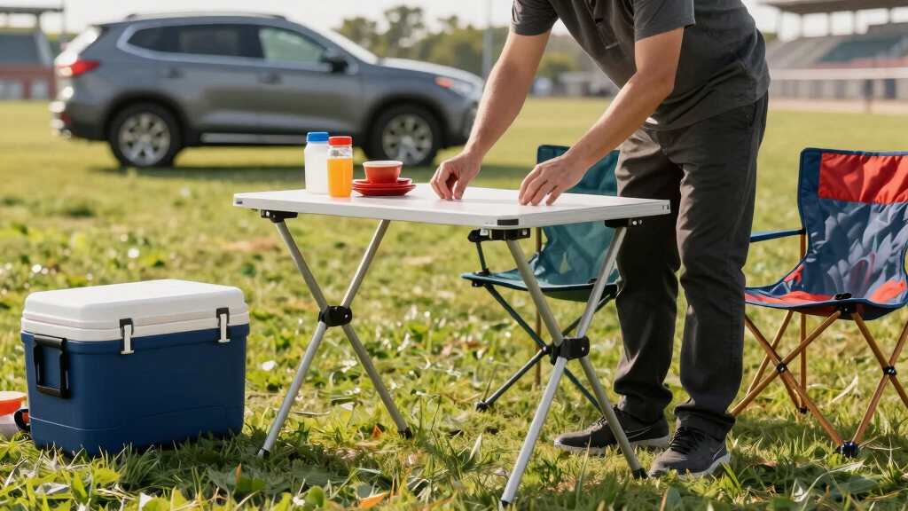 portable outdoor tailgating furniture