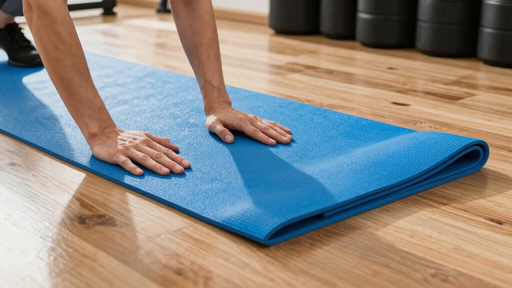 compact folding exercise mats