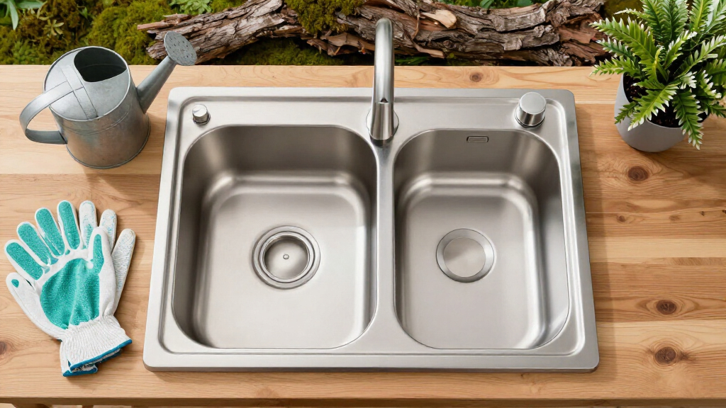 outdoor sink stainless