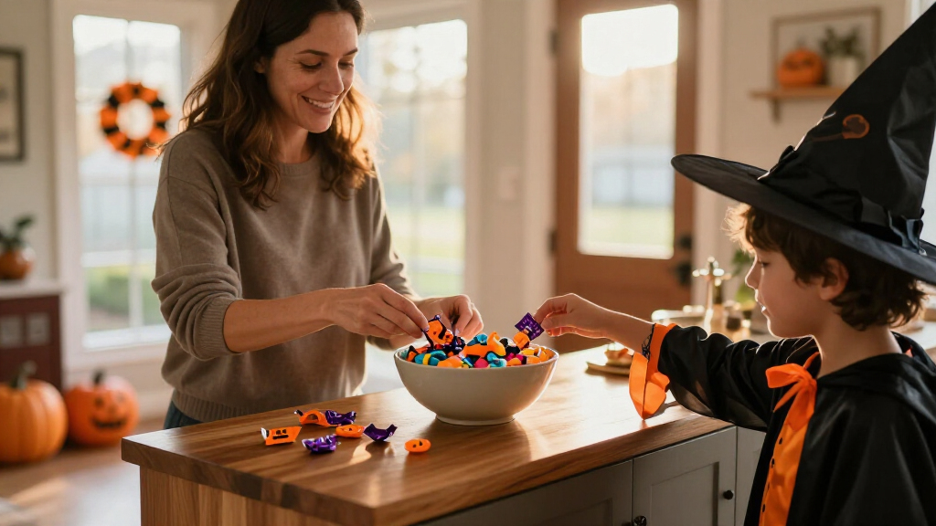 Halloween candy bowls