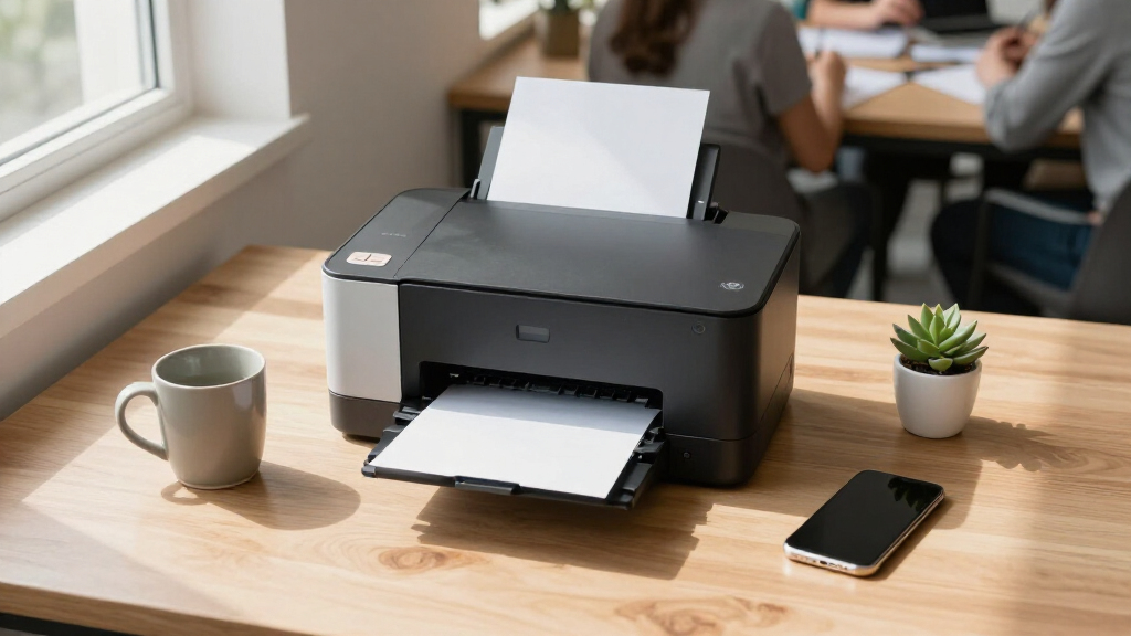 Duplex laser printer for coworking space