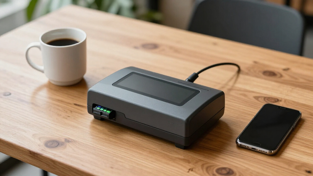 Battery backup for POS system