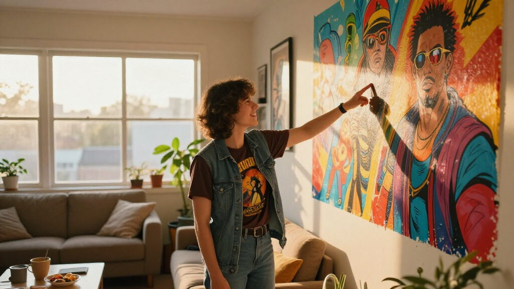 pop culture themed wall art