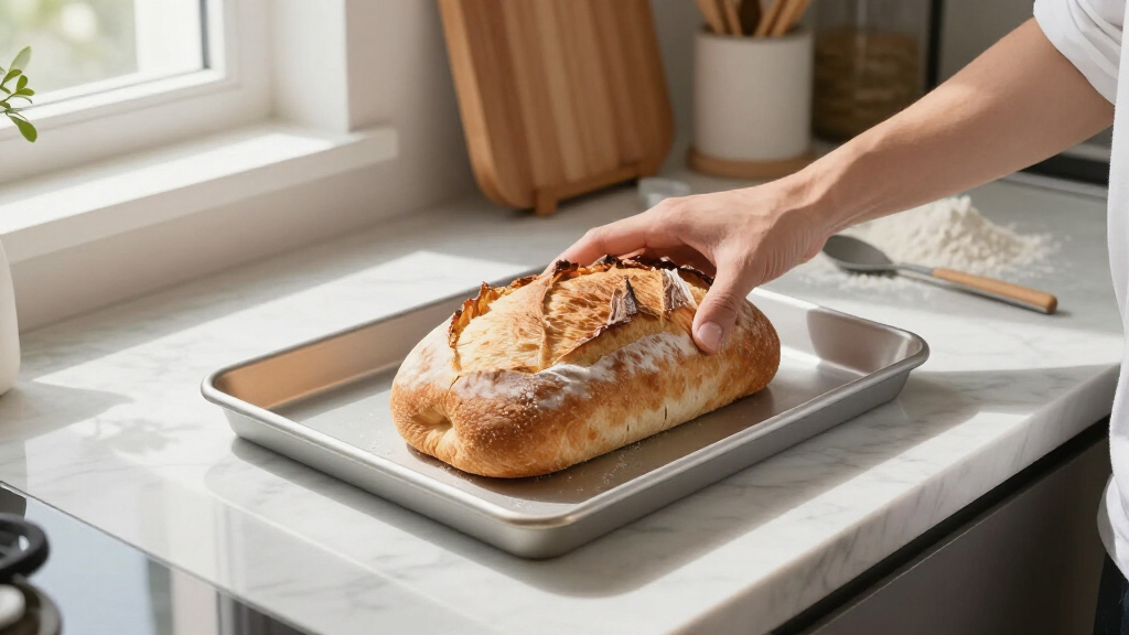 half sheet pan for bread baking commercial