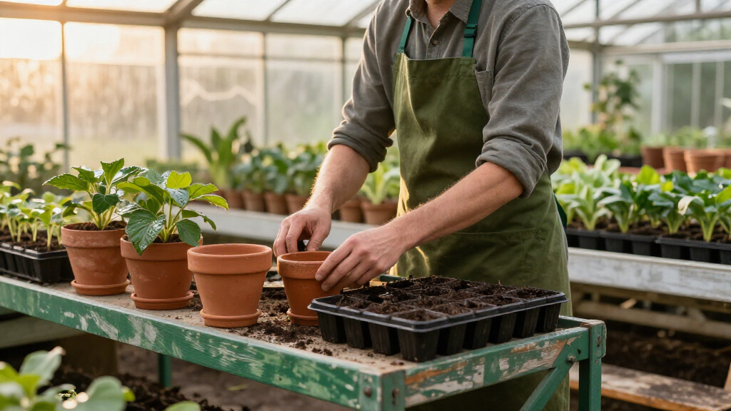 greenhouse shelving units
