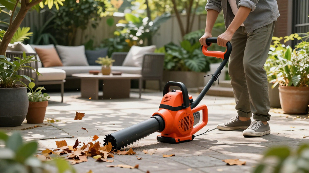 battery powered leaf blower