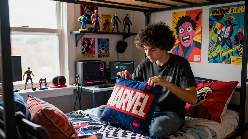 pop culture themed dorm decor