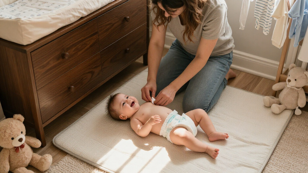 changing table with drawers