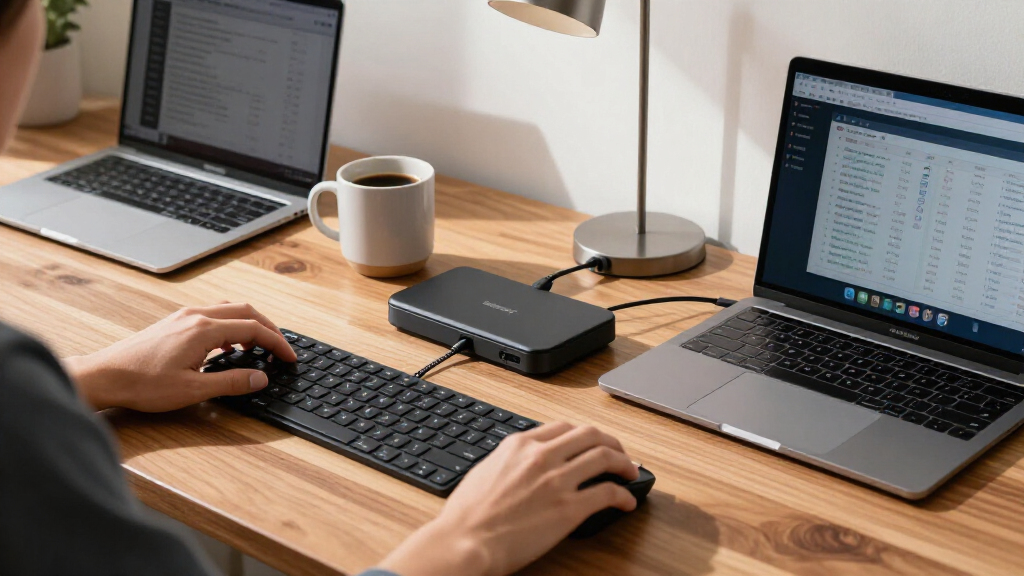 best KVM dock switch for small business desk