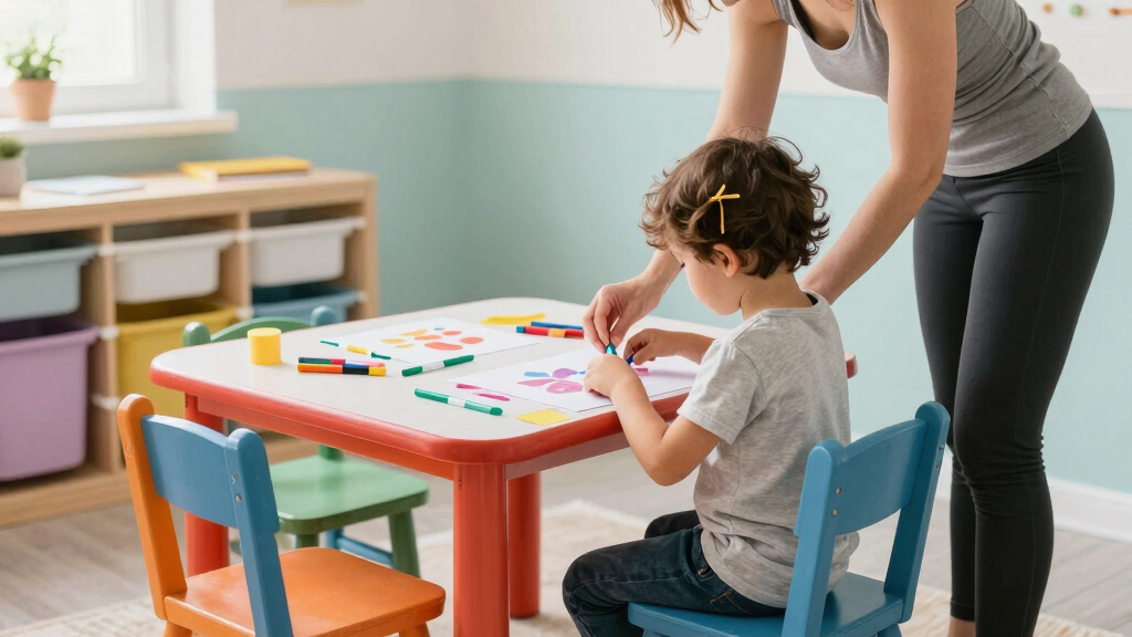 best kids craft table and chairs
