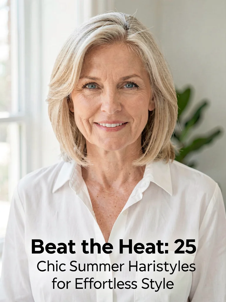 What hairstyle suits a 50 year old woman? — Beat the Heat: 25 Chic Summer Hairstyles for Effortless Style