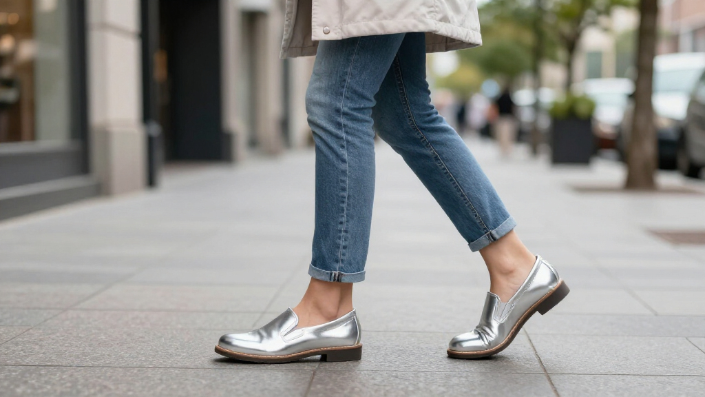 best metallic slip-on shoes