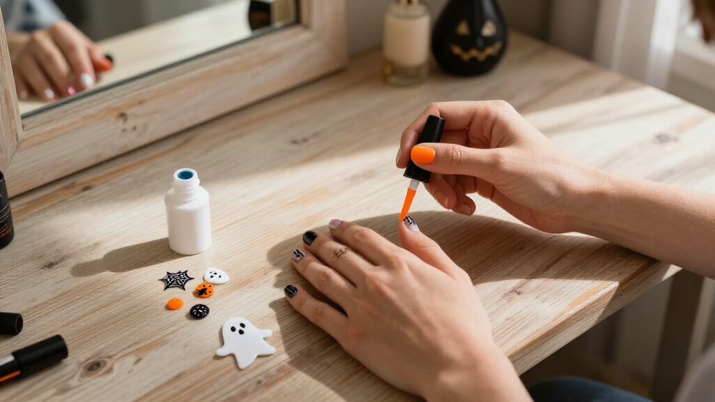Halloween press-on nails