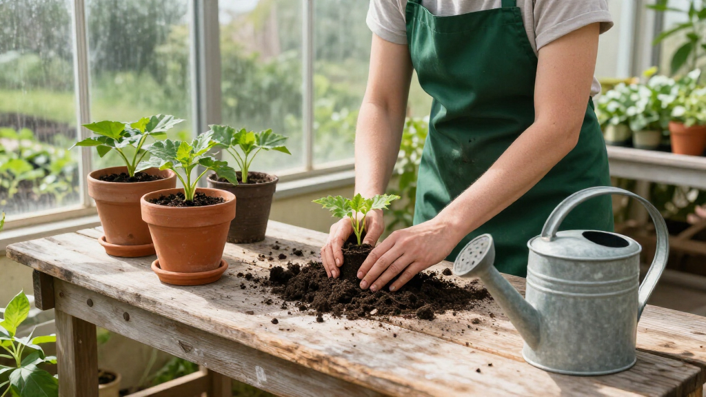 best wooden potting benches