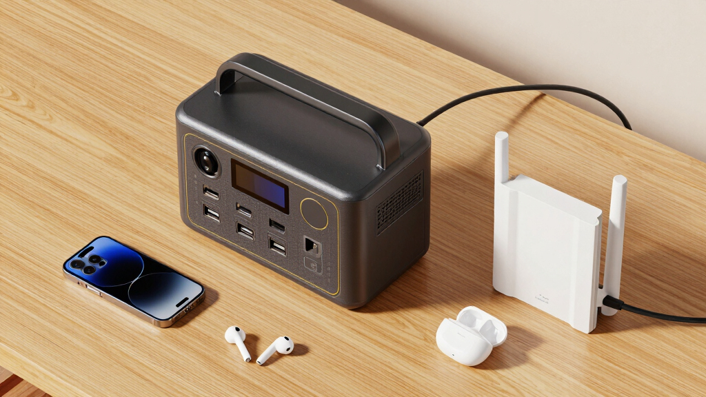 best large portable power station for modem and router backup