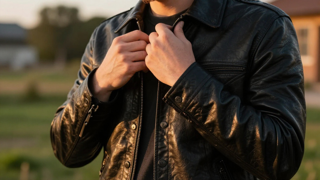 luxury leather jackets