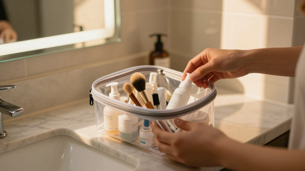 beauty and skincare travel kits