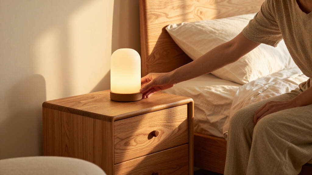 nightstand set of 2 solid wood