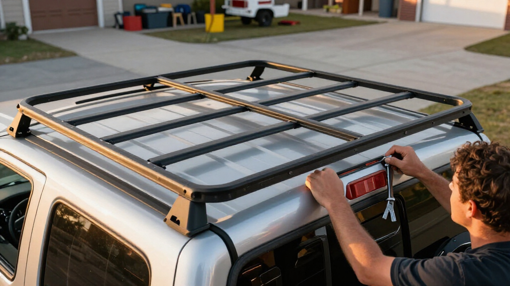 camper shells with roof rack systems