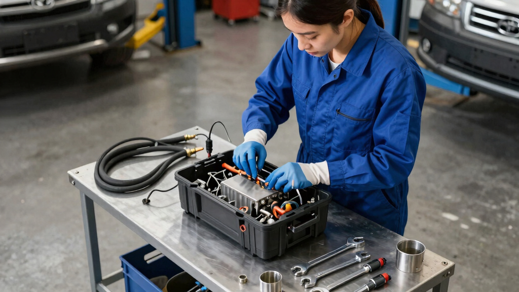 cooling system service kit for garages