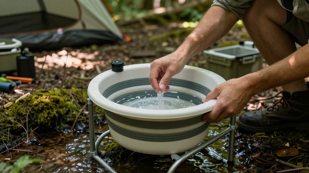 best collapsible wash basins for campsites