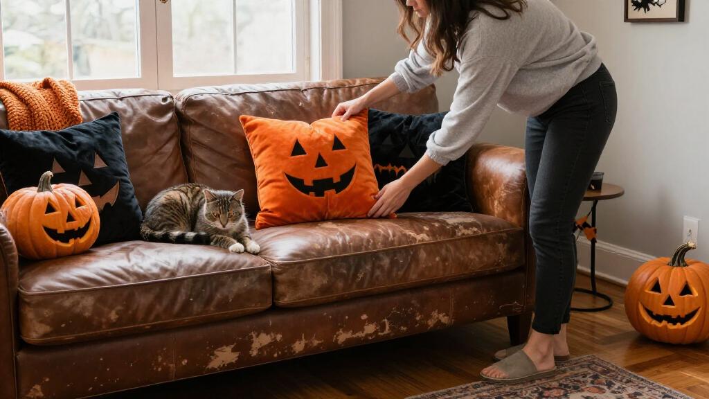 halloween throw pillows