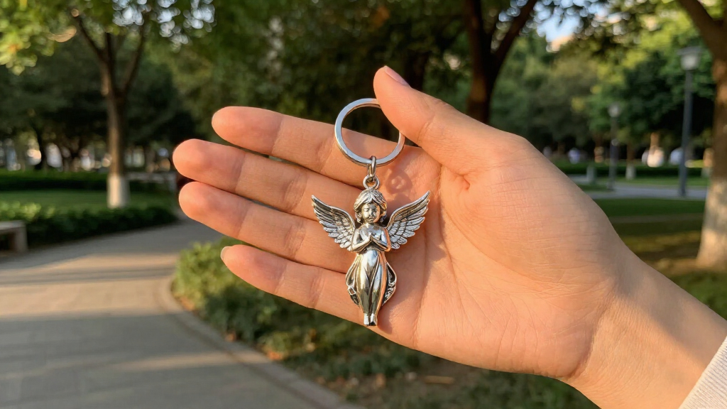 guardian angel keychains