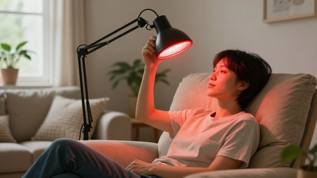 best red light therapy lamp with adjustable angle