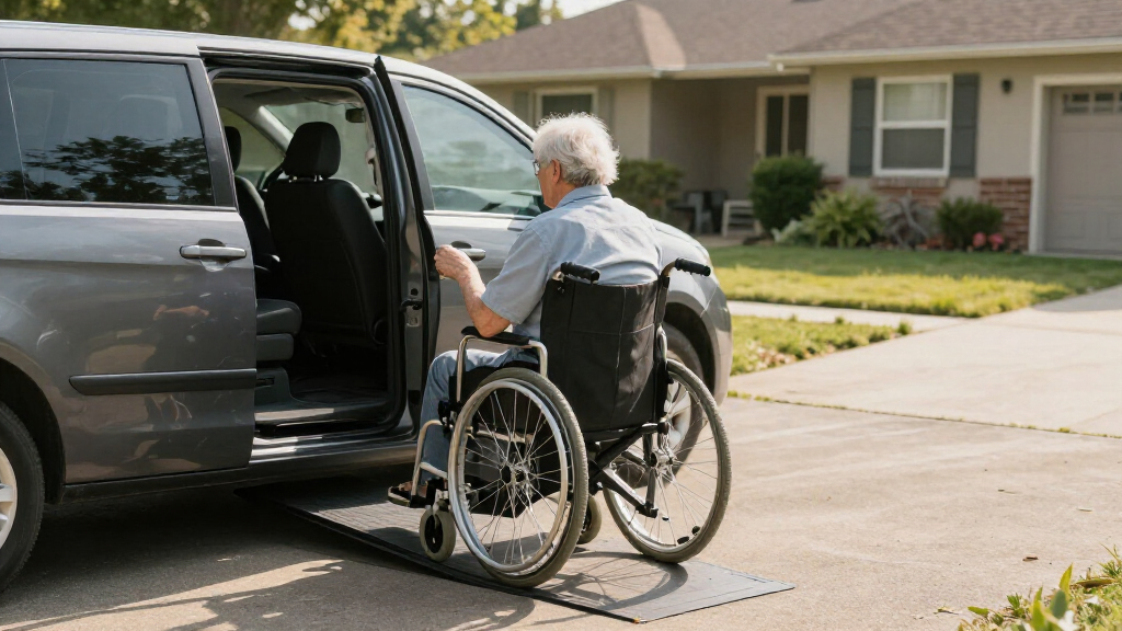 wheelchair vehicle ramp