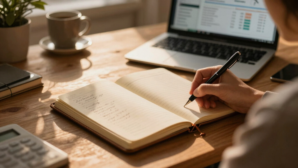 investment tracking notebooks