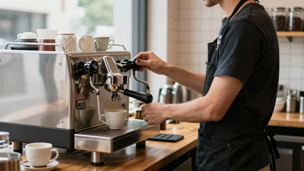 best rotary pump prosumer espresso machine with saturated group