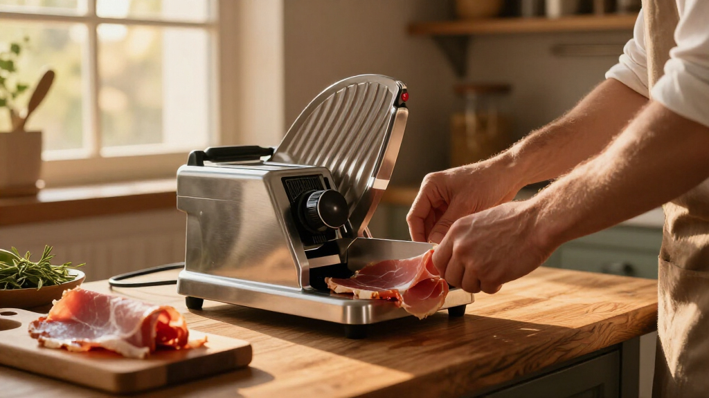 commercial meat slicer