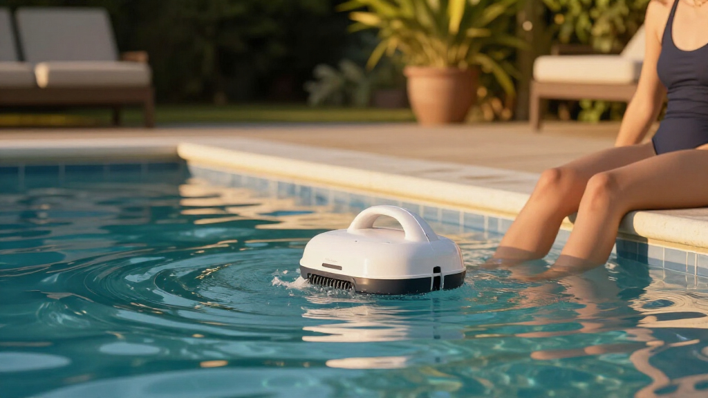 automatic pool skimmer robots