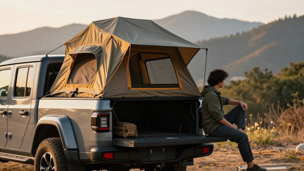 truck bed tents for jeep gladiator