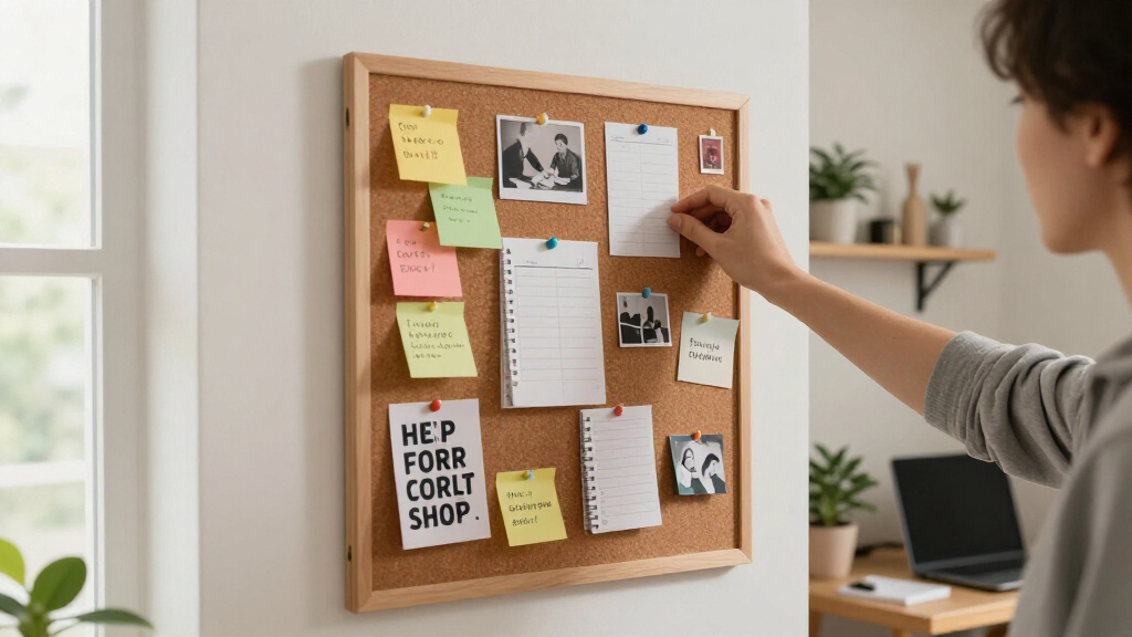 best cork boards for boundary reminders and plans