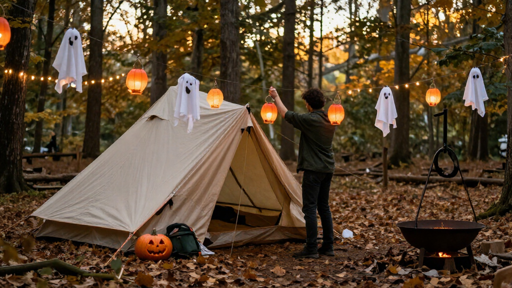 halloween campsite decorations