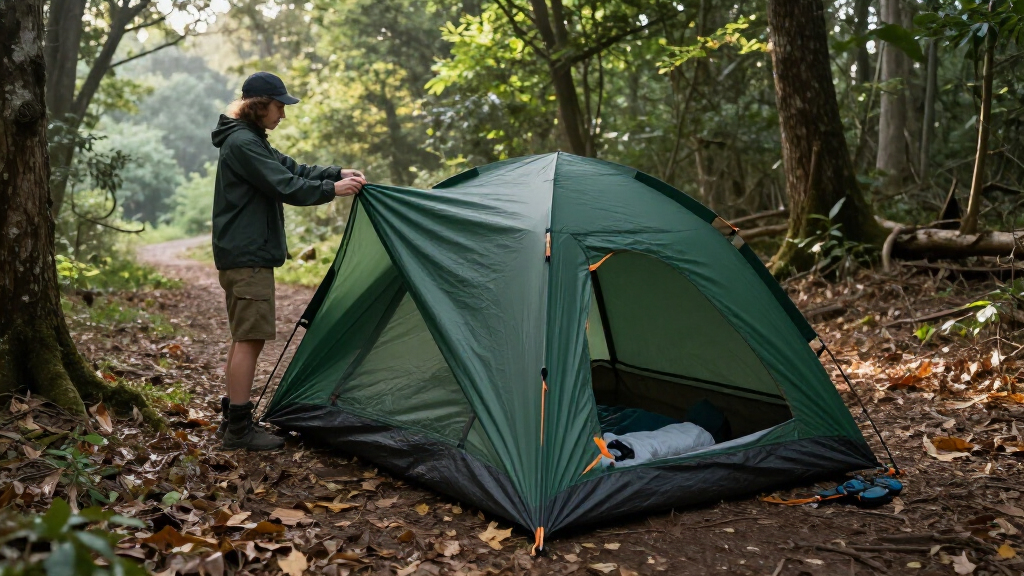 waterproof camping tent 4 season