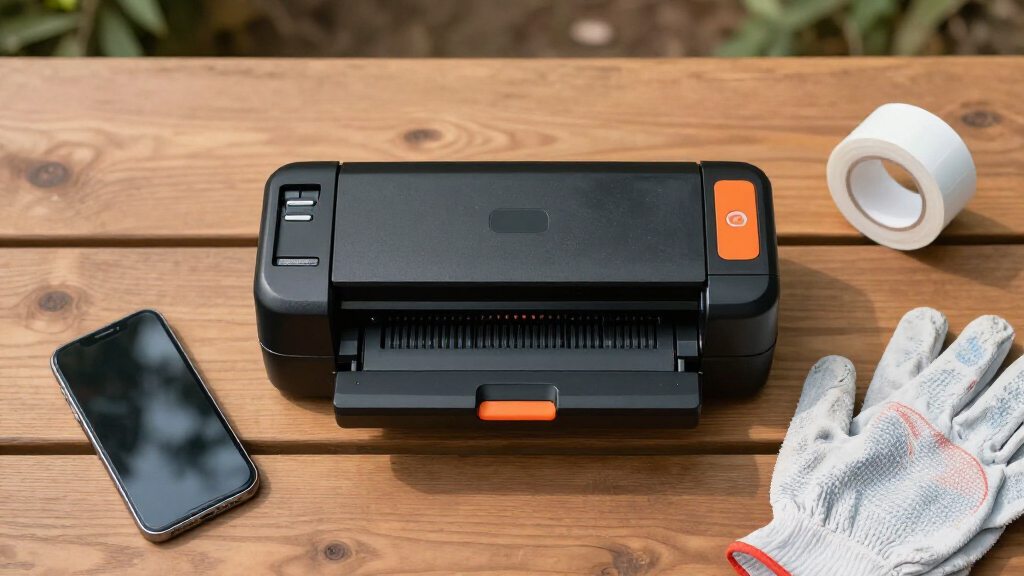 Rugged label printer for field teams