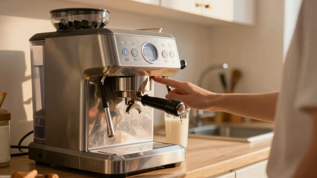 best super automatic espresso machine with milk system cleaning cycle