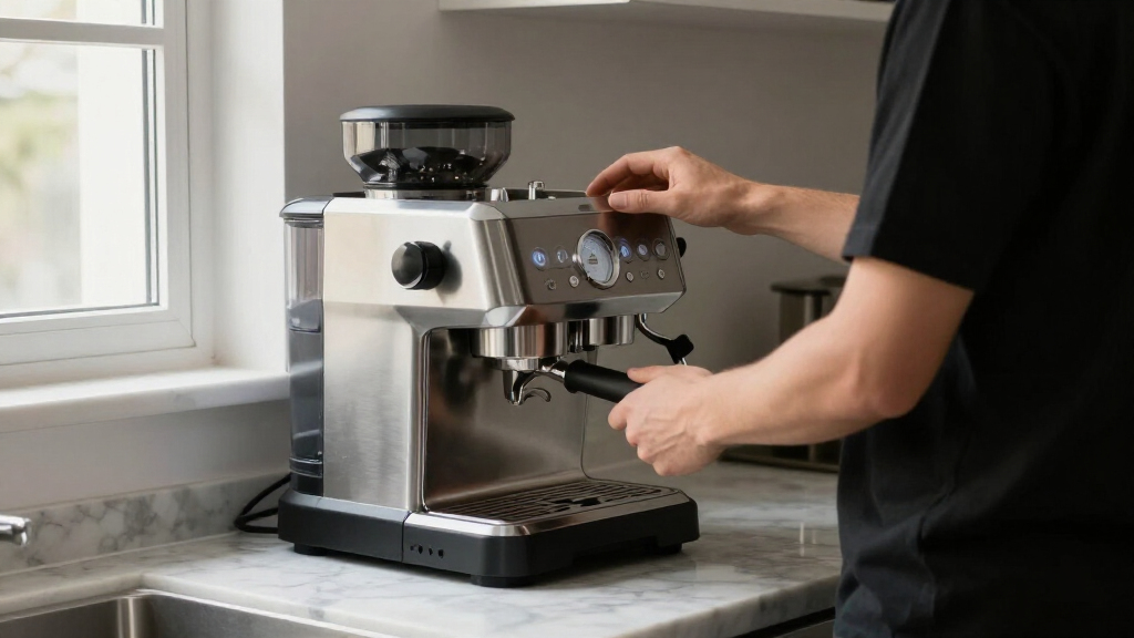 espresso machines with builtin grinder