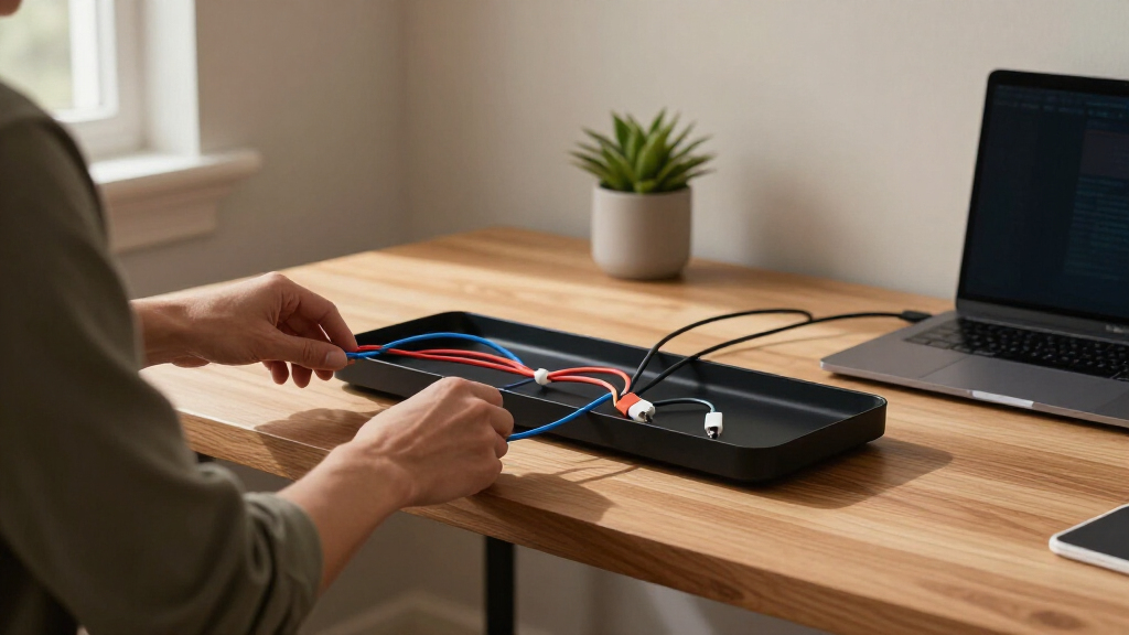 best cable tray for standing desk