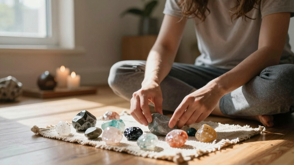 crystal healing sets