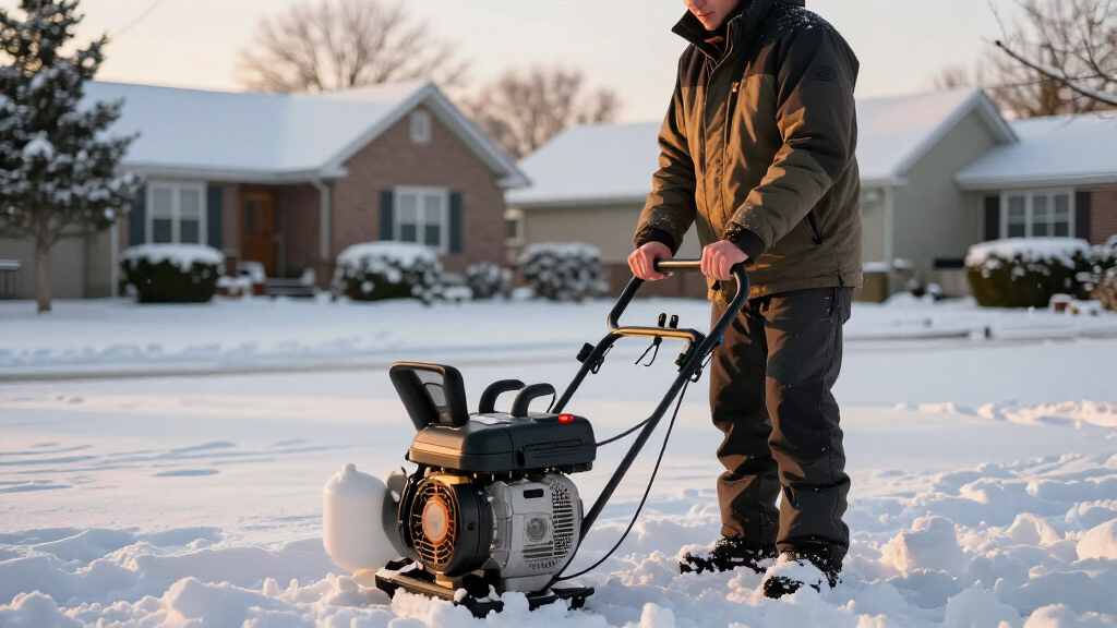 snow blower gas two stage electric start
