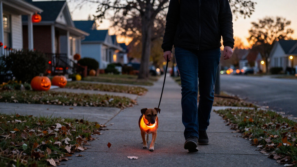 Halloween pet safety lights