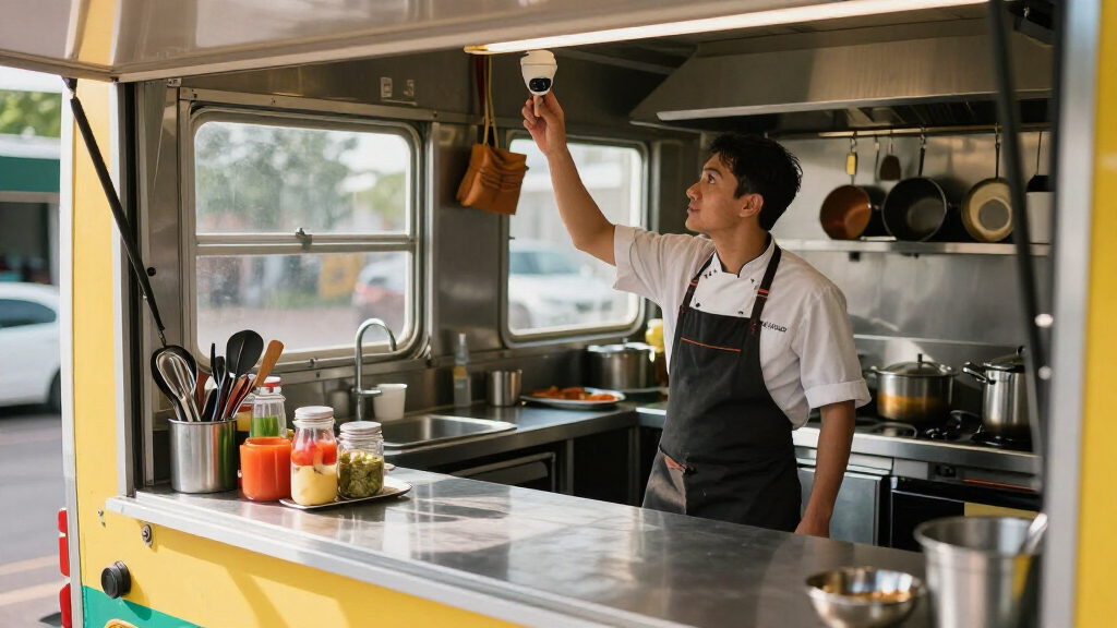 best commercial security camera systems for mobile kitchens