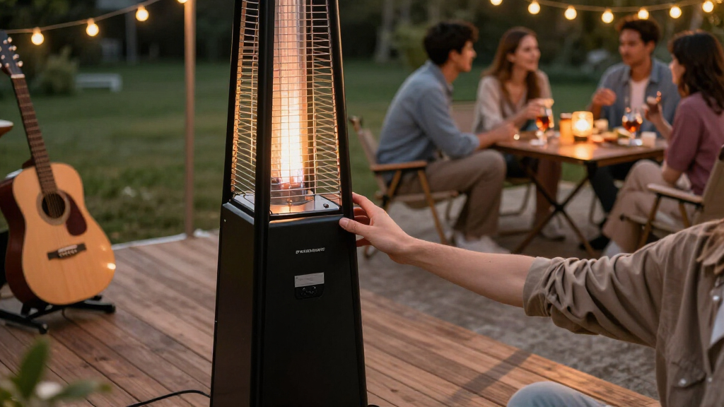 best premium patio heater for outdoor music nights