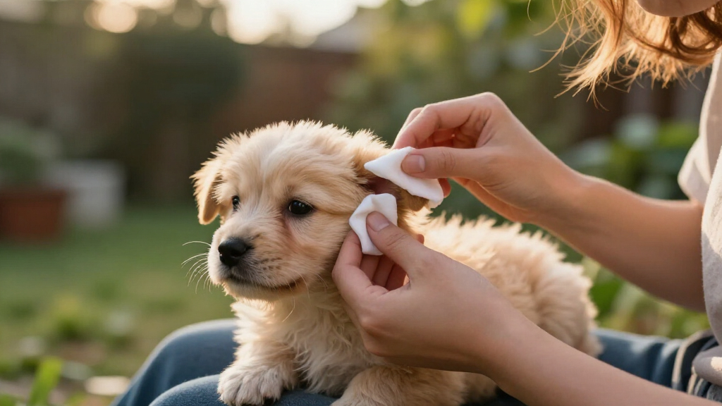 puppy ear cleaner