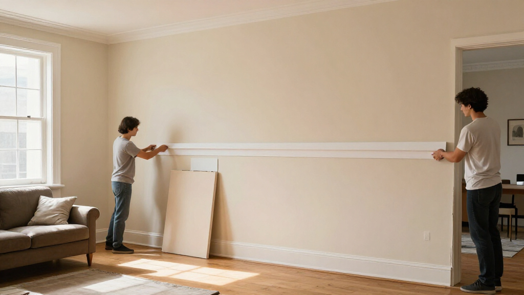 best peel-and-stick wall molding